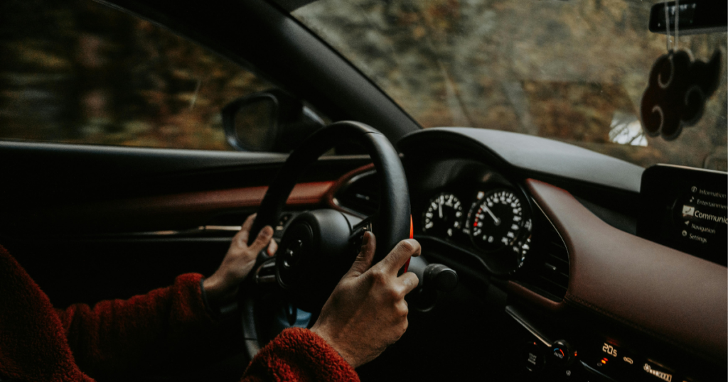 Woman driving her vehicle impaired.