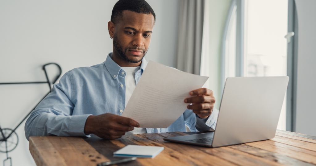 California nurse reviewing a BRN Intervention Program offer letter.